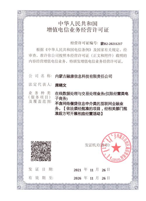 增值业务许可